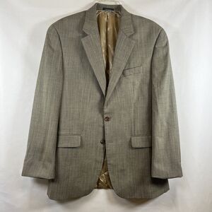 Ralph Lauren Men’s Sport Coat Houndstooth Wool Lined Blazer 39R Classic